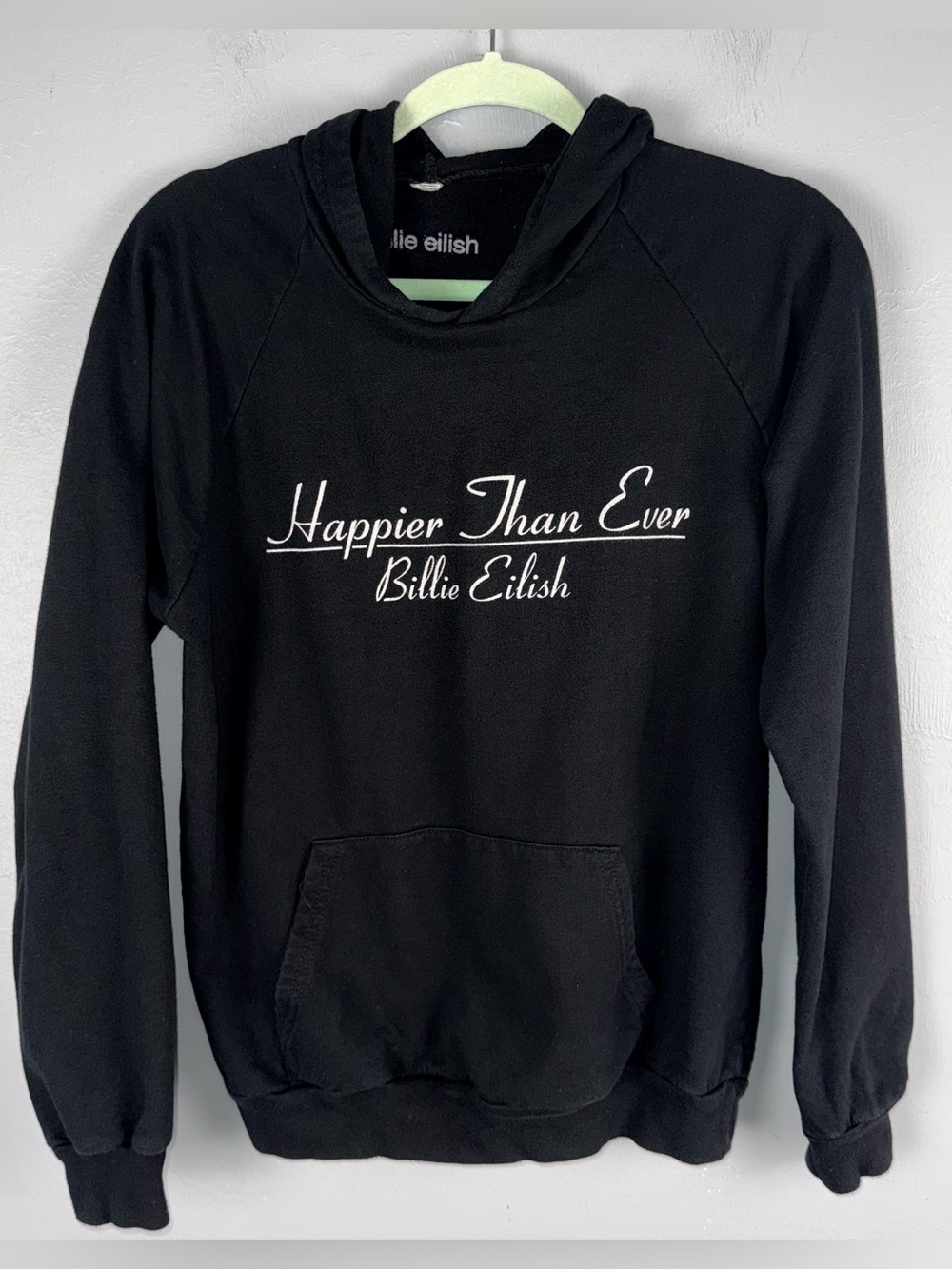 Billie Eilish Happier Than Ever World Tour Heavy Merch Hooded Sweatshirt Medium